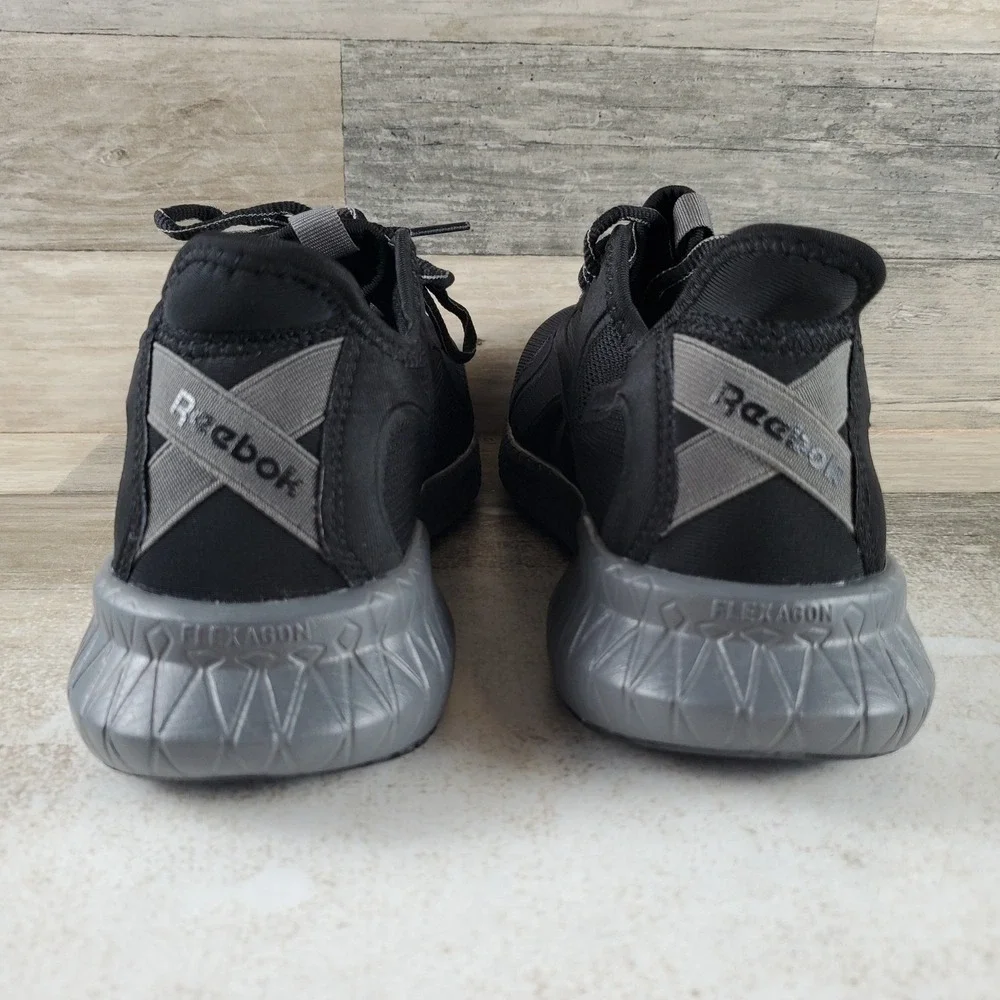 Reebok Flexagon 3.0 Womens Work Shoe Sz 9 M Athletic Black Composite Toe Sneaker